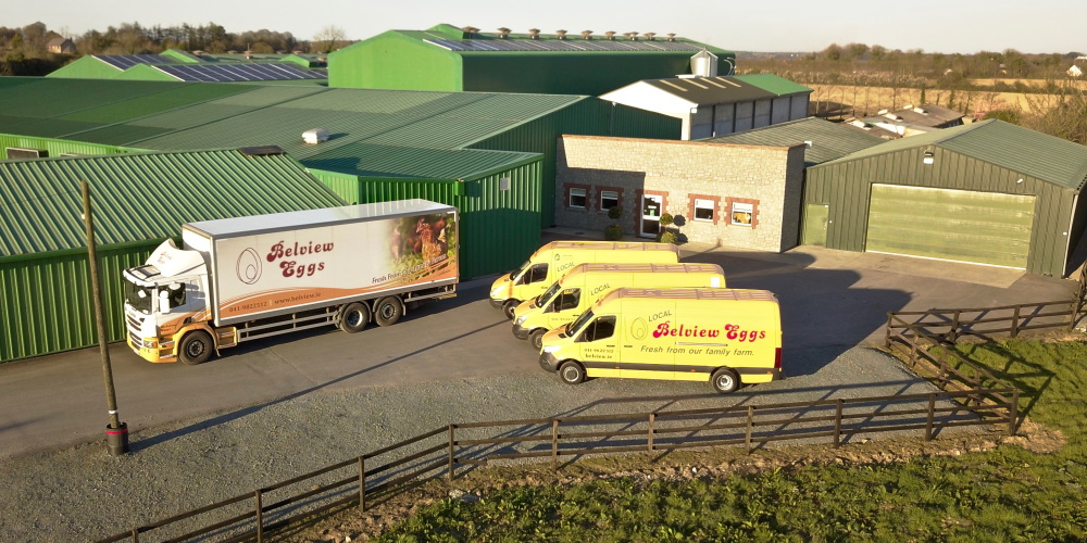 Belview Eggs van sales