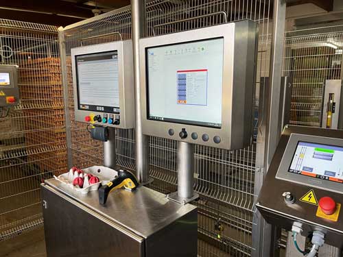 Scanning Eggs at Loader